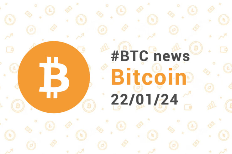 Новости BTC (Bitcoin) за неделю, 22-01-2024