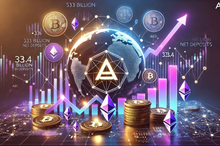 Чистые депозиты Aave достигли $33,4 млрд