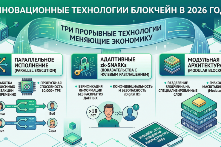 Блокчейн-революция 2026: Три технологии, меняющие глобальную экономику