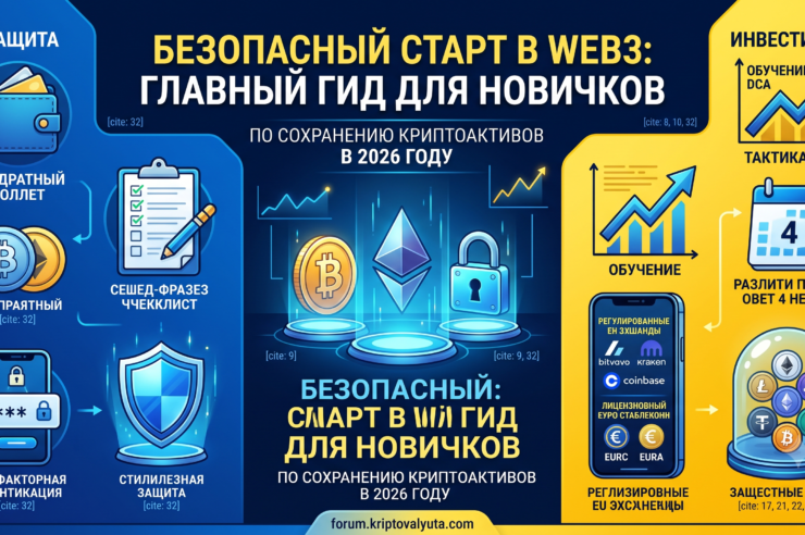 Безопасный старт в Web3: главный гид для новичков по сохранению криптоактивов в 2026 году