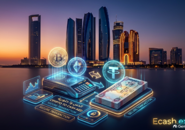 Обмен криптовалюты в Абу-Даби через Ecash.expert: наличные дирхамы (AED), переводы на счета и быстрый расчет